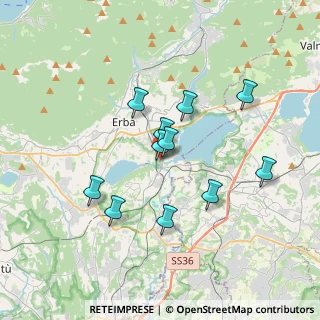 Mappa Via Nuova Valassina, 22046 Merone CO, Italia (3.02)