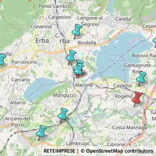 Mappa Via Nuova Valassina, 22046 Merone CO, Italia (2.76091)