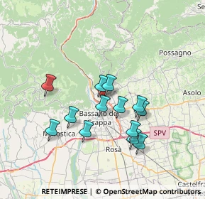 Mappa Via Povese, 36060 Romano D'ezzelino VI, Italia (6.07)
