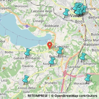 Mappa Via Giuseppe Verdi, 21020 Azzate VA, Italia (3.25143)