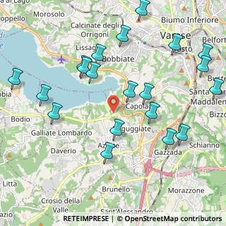 Mappa Via Giuseppe Verdi, 21020 Azzate VA, Italia (2.382)