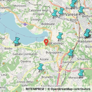 Mappa Via Giuseppe Verdi, 21020 Azzate VA, Italia (3.28357)