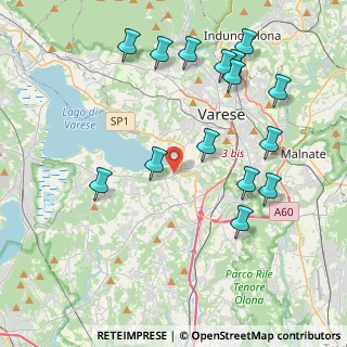 Mappa Via Giuseppe Verdi, 21020 Azzate VA, Italia (4.48467)