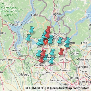 Mappa Via Sirio, 21100 Varese VA, Italia (9.773)