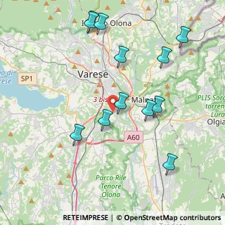 Mappa Via Sirio, 21100 Varese VA, Italia (4.3125)
