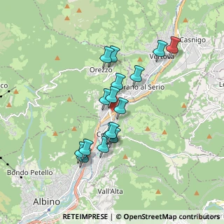 Mappa Strada Provinciale ex SS, 24025 Gazzaniga BG, Italia (1.52625)