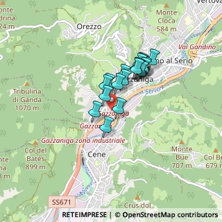 Mappa Strada Provinciale ex SS, 24025 Gazzaniga BG, Italia (0.6115)