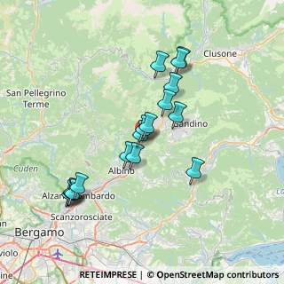 Mappa Strada Provinciale ex SS, 24025 Gazzaniga BG, Italia (6.74412)