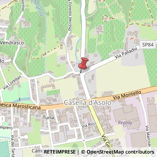 Mappa Via Foresto Nuovo, 20, 31011 Asolo, Treviso (Veneto)