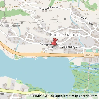 Mappa Via XXV Aprile, 2, 24060 Endine Gaiano, Bergamo (Lombardia)
