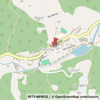 Mappa Via Kennedy, 2, 36010 Posina, Vicenza (Veneto)