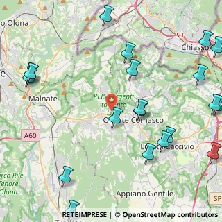 Mappa Via Perretta Pietro, 22077 Olgiate Comasco CO, Italia (5.9155)