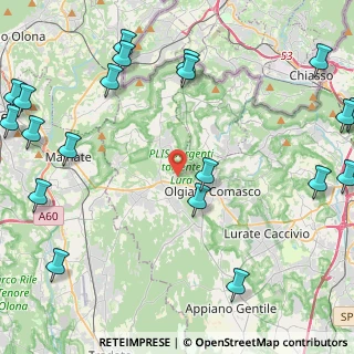 Mappa Via Perretta Pietro, 22077 Olgiate Comasco CO, Italia (6.408)