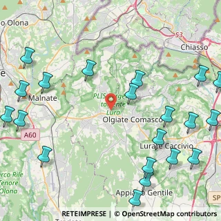 Mappa Via Perretta Pietro, 22077 Olgiate Comasco CO, Italia (6.127)