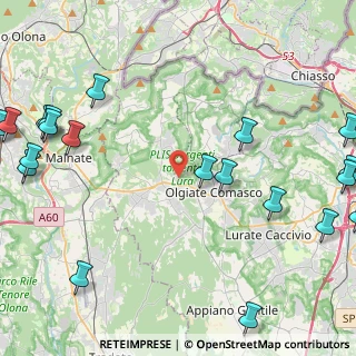 Mappa Via Perretta Pietro, 22077 Olgiate Comasco CO, Italia (6.5185)