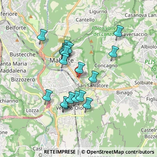 Mappa Strada Statale, 21046 Malnate VA, Italia (1.623)
