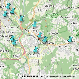 Mappa Via Como, 21046 Malnate VA, Italia (2.60692)