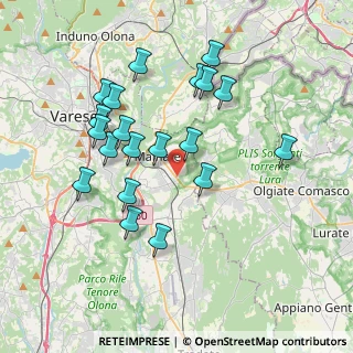 Mappa Via Como, 21046 Malnate VA, Italia (3.64)