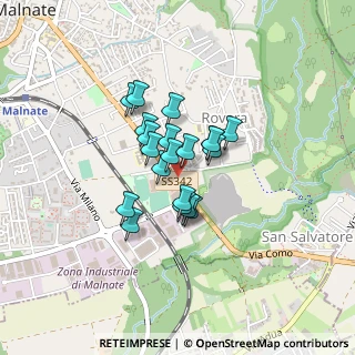Mappa Via Como, 21046 Malnate VA, Italia (0.267)