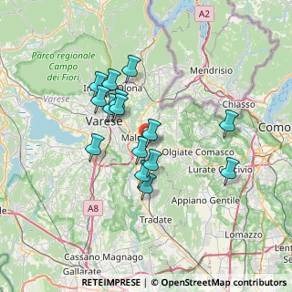 Mappa Via Como, 21046 Malnate VA, Italia (5.94933)