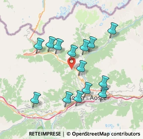 Mappa Frazione Champ-Lorensal - Buthier, 11010 Gignod AO, Italia (6.79)