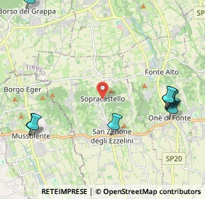 Mappa Via T. Rubelli, 31020 San Zenone degli Ezzelini TV, Italia (2.94636)
