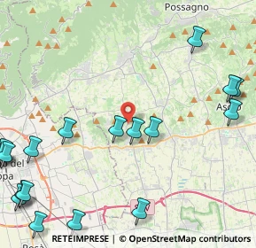 Mappa Via T. Rubelli, 31020 San Zenone degli Ezzelini TV, Italia (6.4)