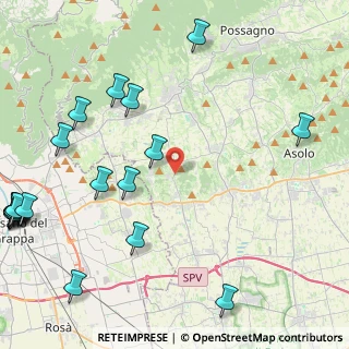 Mappa Via T. Rubelli, 31020 San Zenone degli Ezzelini TV, Italia (6.346)