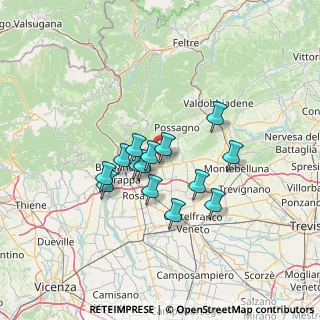 Mappa Via T. Rubelli, 31020 San Zenone degli Ezzelini TV, Italia (10.32929)