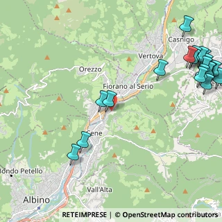Mappa Via Ulisse Bellora, 24020 Cene BG, Italia (3.134)
