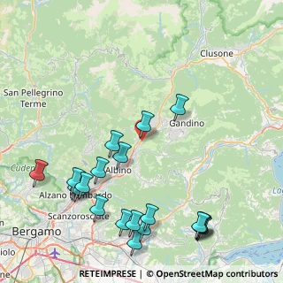 Mappa Via Ulisse Bellora, 24020 Cene BG, Italia (10.2735)