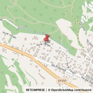 Mappa Via Monte Cengio, 33, 36010 Cogollo del Cengio, Vicenza (Veneto)