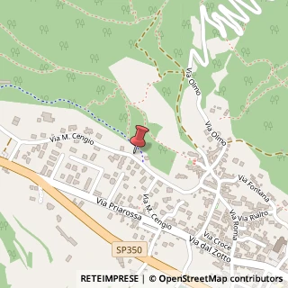 Mappa Via Monte Cengio, 22, 36010 Cogollo del Cengio, Vicenza (Veneto)