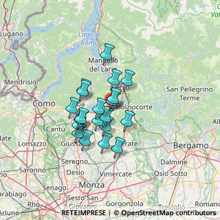 Mappa Pza. Alessandro Manzoni, 23848 Oggiono LC, Italia (9.6655)