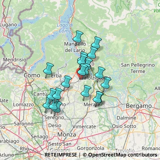 Mappa Pza. Alessandro Manzoni, 23848 Oggiono LC, Italia (10.8935)