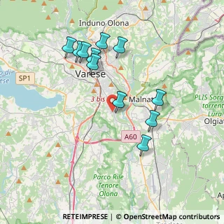Mappa Via Portorose, 21100 Varese VA, Italia (3.67636)