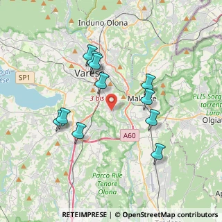 Mappa Via Portorose, 21100 Varese VA, Italia (3.49455)