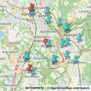 Mappa Via Portorose, 21100 Varese VA, Italia (2.4035)