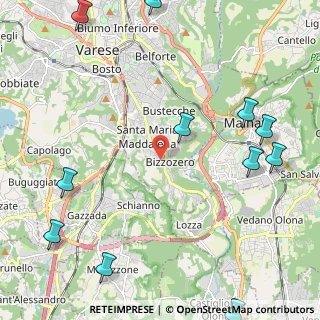 Mappa Via Portorose, 21100 Varese VA, Italia (3.10364)