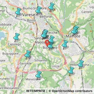 Mappa Via Portorose, 21100 Varese VA, Italia (2.18813)