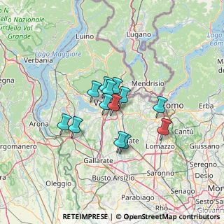 Mappa Via Portorose, 21100 Varese VA, Italia (8.89308)
