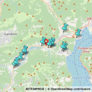 Mappa 24060 Endine Gaiano BG, Italia (3.74154)