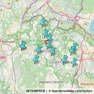 Mappa Via Carlo de Cristoforis, 22077 Olgiate Comasco CO, Italia (3.34308)