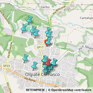 Mappa Via Carlo de Cristoforis, 22077 Olgiate Comasco CO, Italia (0.484)