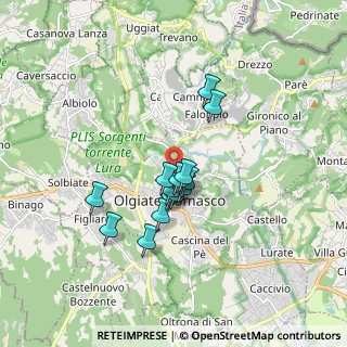 Mappa Via Carlo de Cristoforis, 22077 Olgiate Comasco CO, Italia (1.25714)