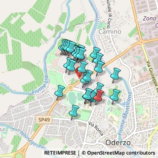 Mappa Via Pilade Tagliapietra, 31046 Oderzo TV, Italia (0.30464)
