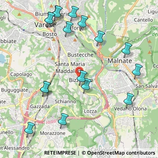 Mappa Via Conte Verde, 21100 Varese VA, Italia (2.62824)