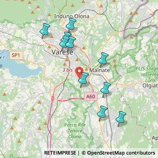 Mappa Via Conte Verde, 21100 Varese VA, Italia (4.47545)