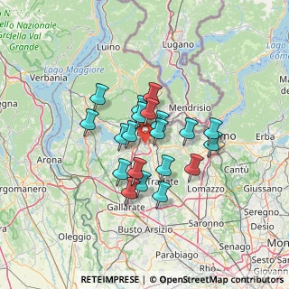 Mappa Via Conte Verde, 21100 Varese VA, Italia (9.764)