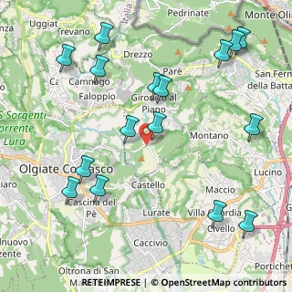 Mappa Via Raimondi, 22041 Colverde CO, Italia (2.49063)